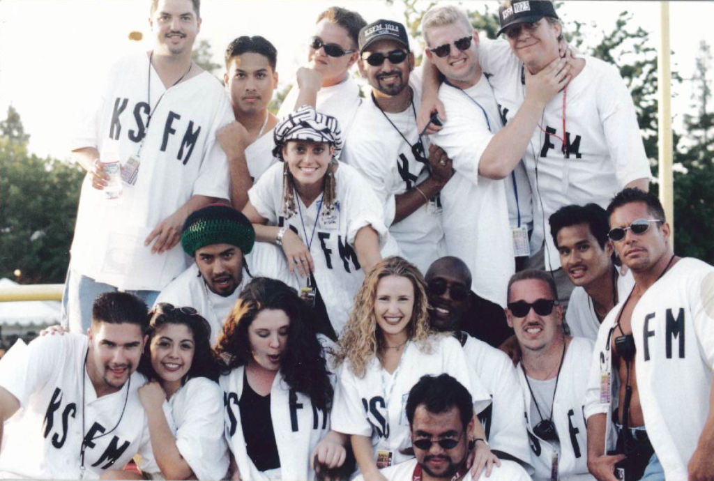 KSFM baseball team in White Shirts